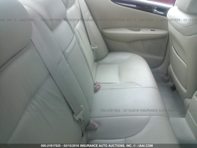 JTHBF30G936018812 - 2003 LEXUS ES 300 BURGUNDY photo 8