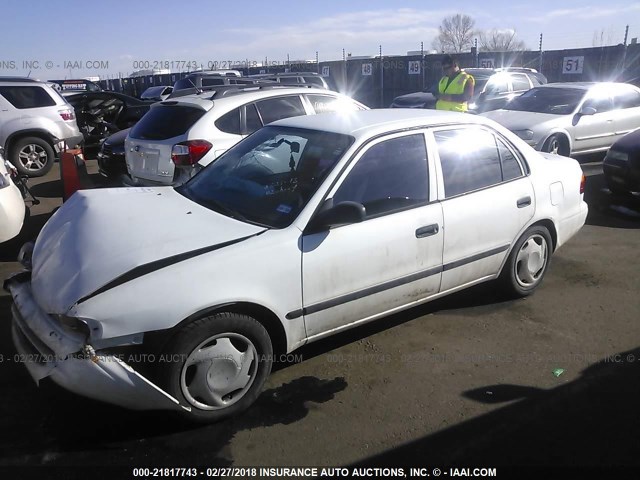 1Y1SK52802Z409225 - 2002 CHEVROLET GEO PRIZM LSI WHITE photo 2