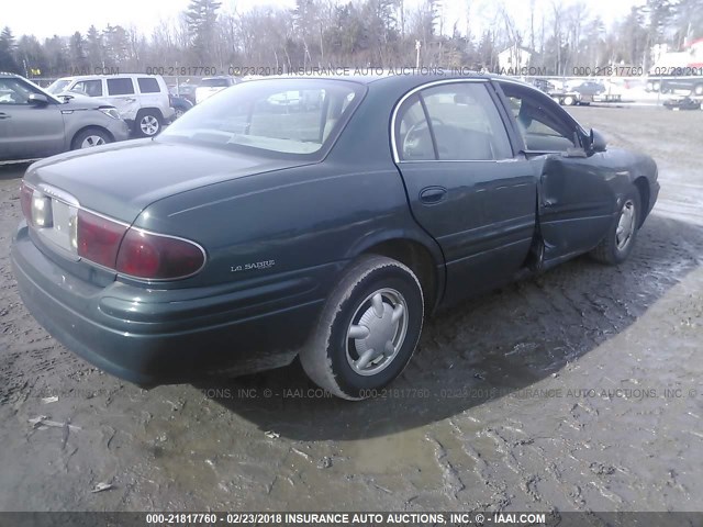 1G4HP54K4Y4116776 - 2000 BUICK LESABRE CUSTOM GREEN photo 4