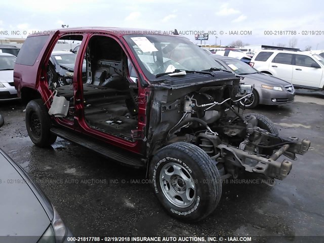 1GNFC23J19R140060 - 2009 CHEVROLET TAHOE C1500 LT RED photo 1