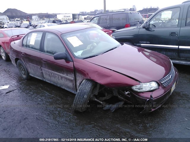 1G1ND52J73M500658 - 2003 CHEVROLET MALIBU RED photo 1