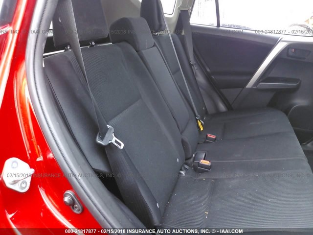 JTMBFREV0GJ076340 - 2016 TOYOTA RAV4 LE RED photo 8