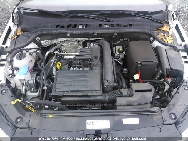 3VW2B7AJ8HM224156 - 2017 VOLKSWAGEN JETTA S 白色 照片 10