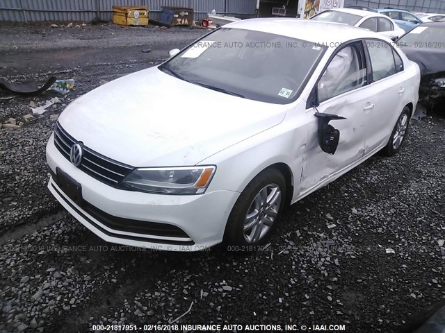 3VW2B7AJ8HM224156 - 2017 VOLKSWAGEN JETTA S 白色 照片 2