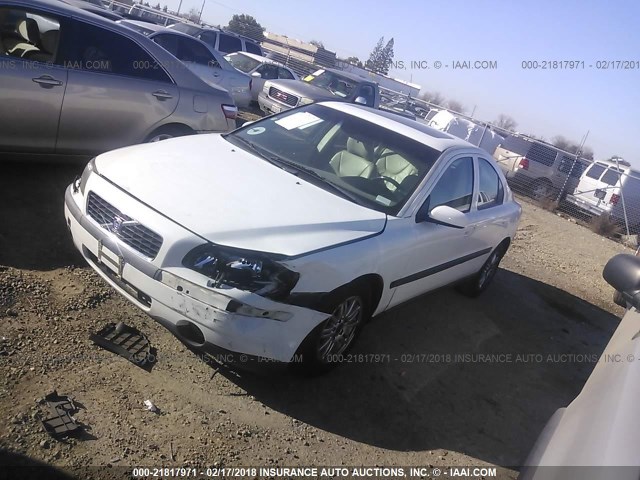 YV1RS64A942367362 - 2004 VOLVO S60 WHITE photo 2