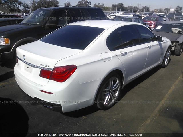 WBAKA8C57CDS99783 - 2012 BMW 750 I WHITE photo 4