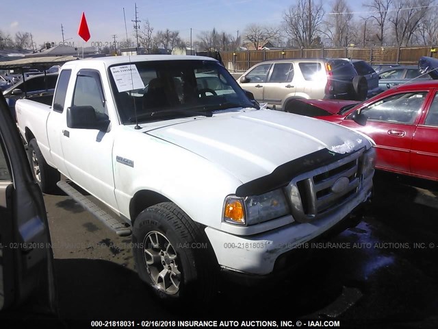 1FTZR15E87PA94959 - 2007 FORD RANGER SUPER CAB WHITE photo 1