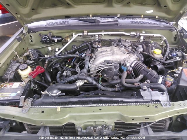 5N1ED28T04C665369 - 2004 NISSAN XTERRA XE/SE GREEN photo 10