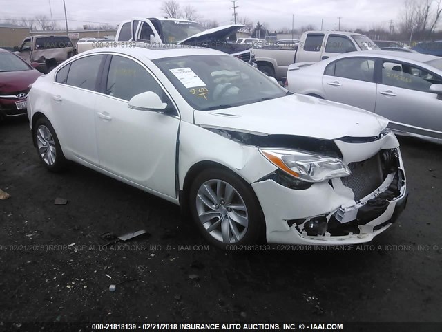 2G4GK5EX1E9202740 - 2014 BUICK REGAL WHITE photo 1
