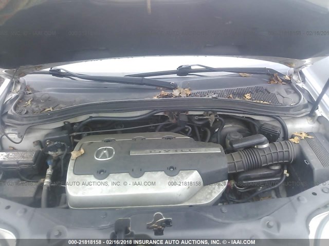 2HNYD18654H535794 - 2004 ACURA MDX TOURING 银色 照片 10