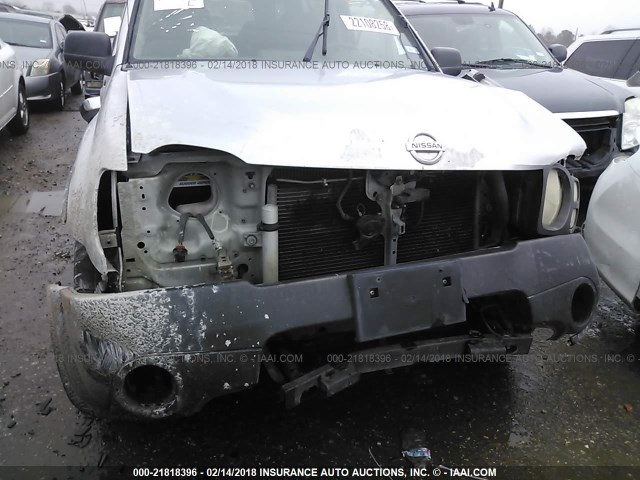 5N1ED28T24C653028 - 2004 NISSAN XTERRA XE/SE SILVER photo 6