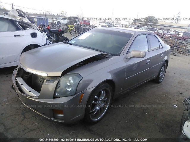 1G6DM57T970155176 - 2007 CADILLAC CTS GRAY photo 2