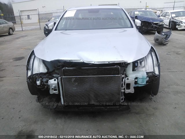 KMHGC46F59U068210 - 2009 HYUNDAI GENESIS 4.6L SILVER photo 6