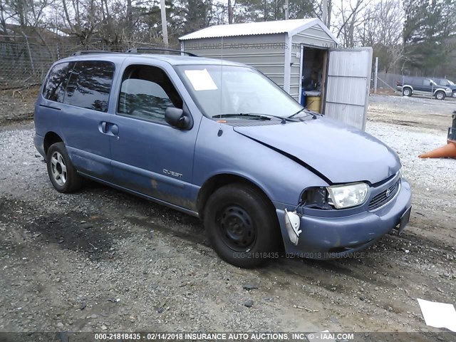 4N2XN11TXXD831813 - 1999 NISSAN QUEST SE/GLE/GXE BLUE photo 1