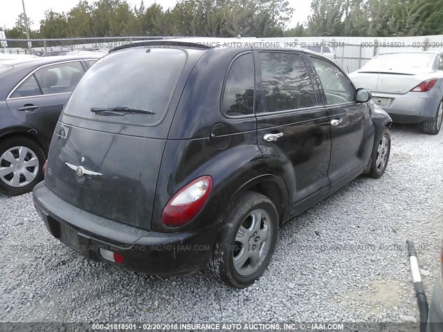 3A4FY58B06T373051 - 2006 CHRYSLER PT CRUISER TOURING BLACK photo 4