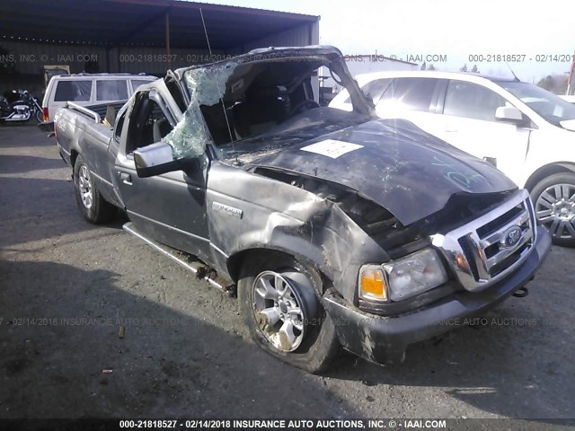 1FTLR4FE3APA79086 - 2010 FORD RANGER SUPER CAB GRAY photo 1