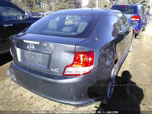 JTKJF5C73C3036365 - 2012 TOYOTA SCION TC GRAY photo 4