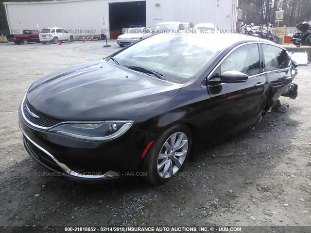 1C3CCCCB9FN599371 - 2015 CHRYSLER 200 C BROWN photo 2