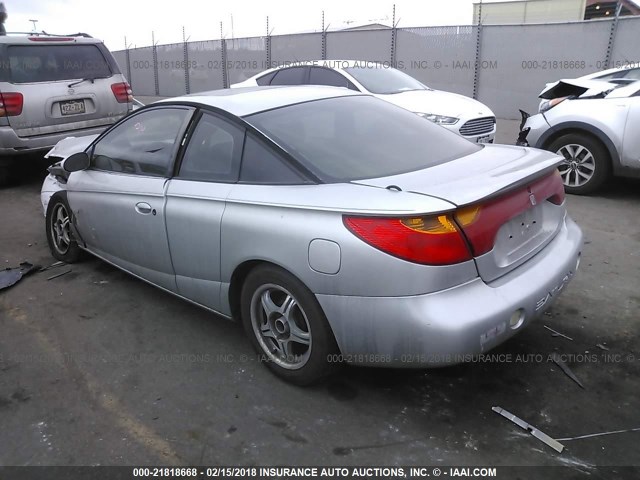1G8ZY12782Z254175 - 2002 SATURN SC2 SILVER photo 3