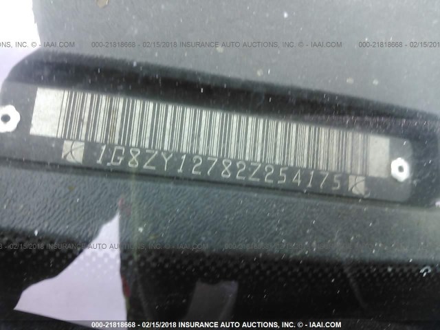 1G8ZY12782Z254175 - 2002 SATURN SC2 SILVER photo 9