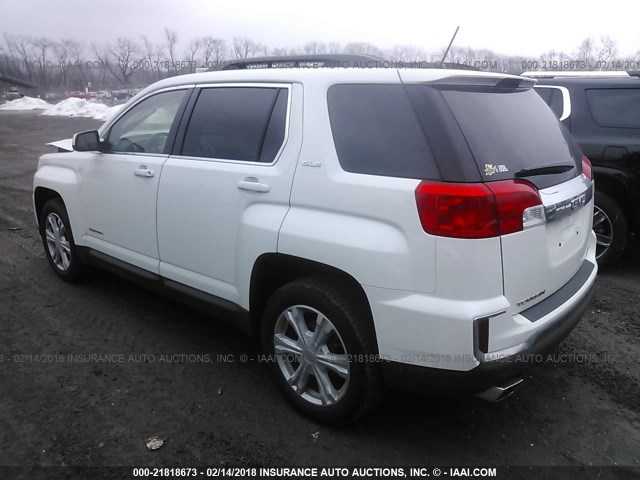 2GKALNEK5H6322997 - 2017 GMC TERRAIN SLE WHITE photo 3