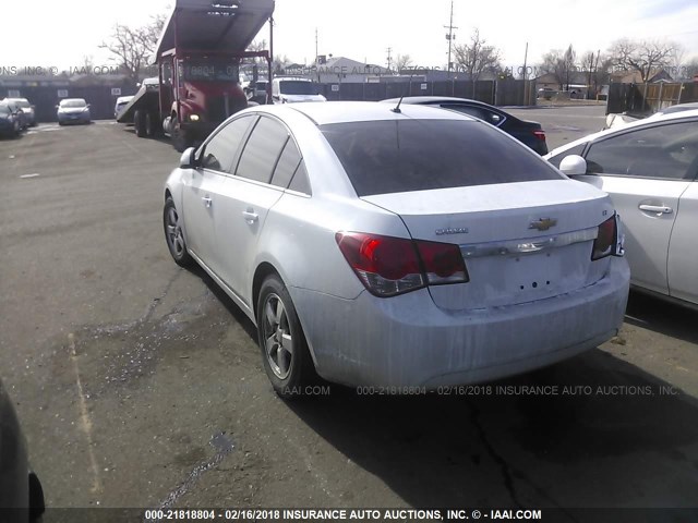 1G1PE5SC1C7120673 - 2012 CHEVROLET CRUZE LT WHITE photo 3