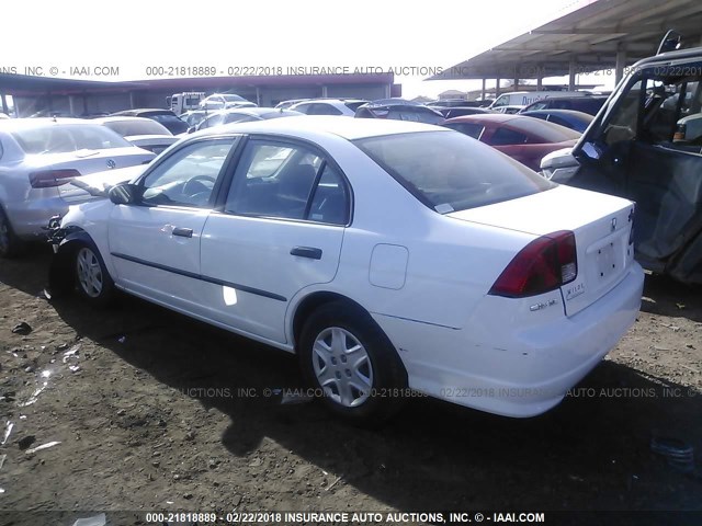 1HGES16334L007277 - 2004 HONDA CIVIC DX VP Ağ foto 3