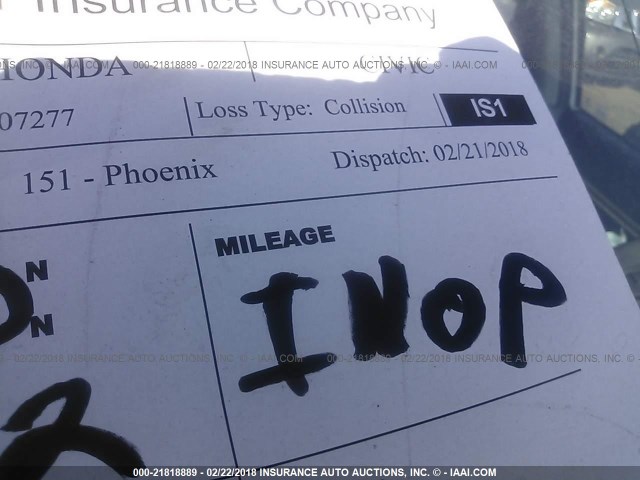 1HGES16334L007277 - 2004 HONDA CIVIC DX VP Ağ foto 7