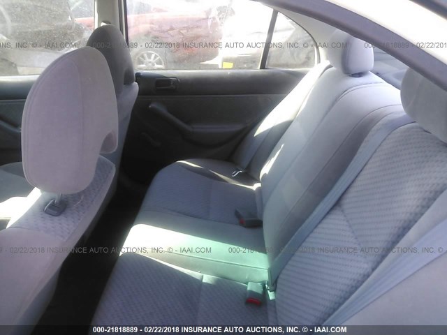 1HGES16334L007277 - 2004 HONDA CIVIC DX VP Ağ foto 8