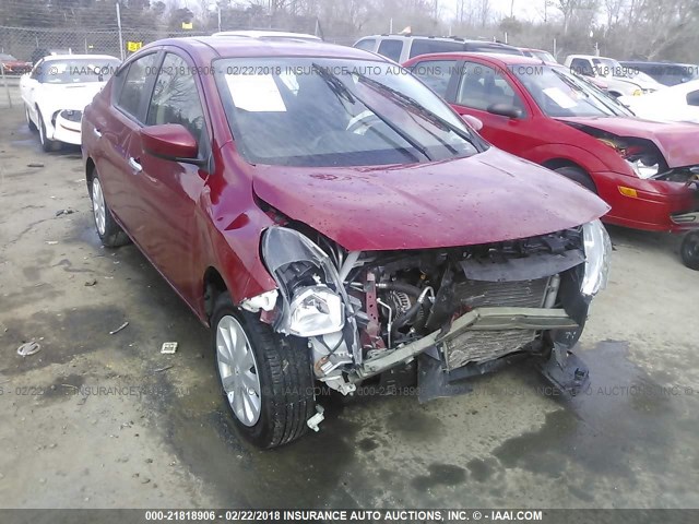 3N1CN7AP5FL899696 - 2015 NISSAN VERSA S/S PLUS/SV/SL RED photo 6