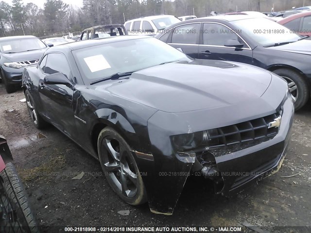 2G1FF1E34D9184493 - 2013 CHEVROLET CAMARO LT BLACK photo 6