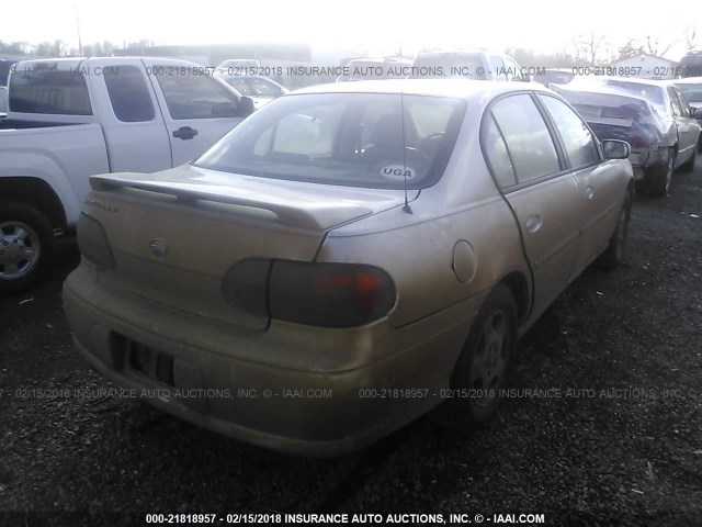 1G1NE52J43M642818 - 2003 CHEVROLET MALIBU LS 银色 照片 4