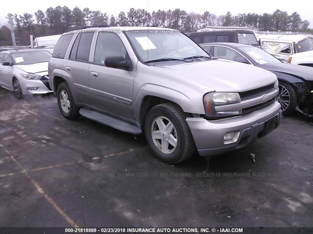 1GNDT13S332409041 - 2003 CHEVROLET TRAILBLAZER  GRAY photo 1