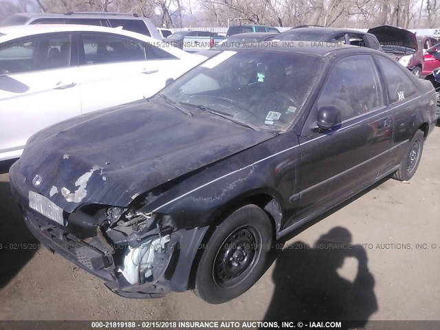 2HGEJ222XRH546179 - 1994 HONDA CIVIC DX Qara foto 2