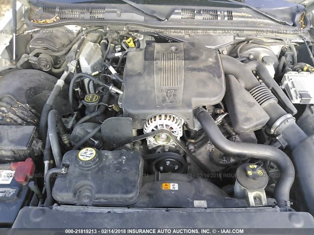 2MEFM74V56X646222 - 2006 MERCURY GRAND MARQUIS GS GRAY photo 10