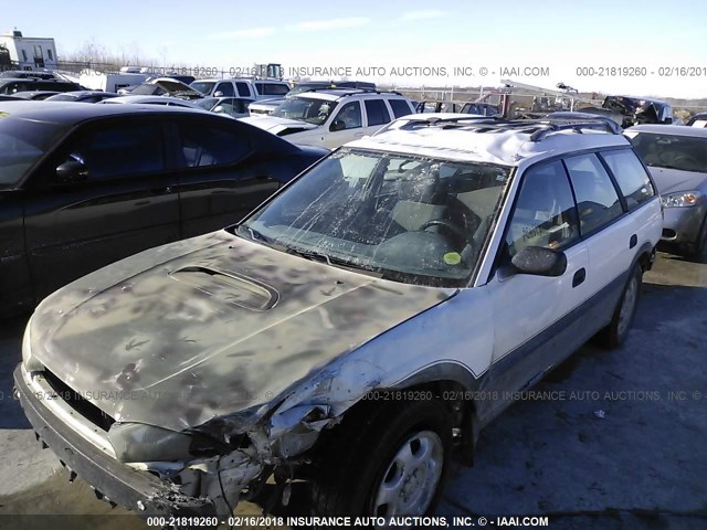 4S3BG6854V7622414 - 1997 SUBARU LEGACY OUTBACK/LIMITED WHITE photo 6