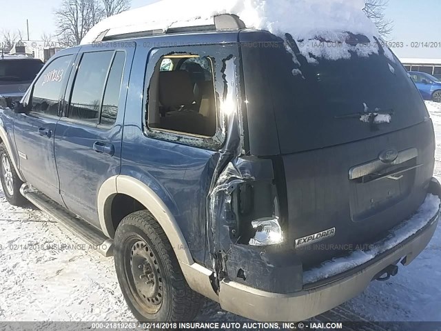 1FMEU74E07UA59637 - 2007 FORD EXPLORER EDDIE BAUER BLUE photo 6