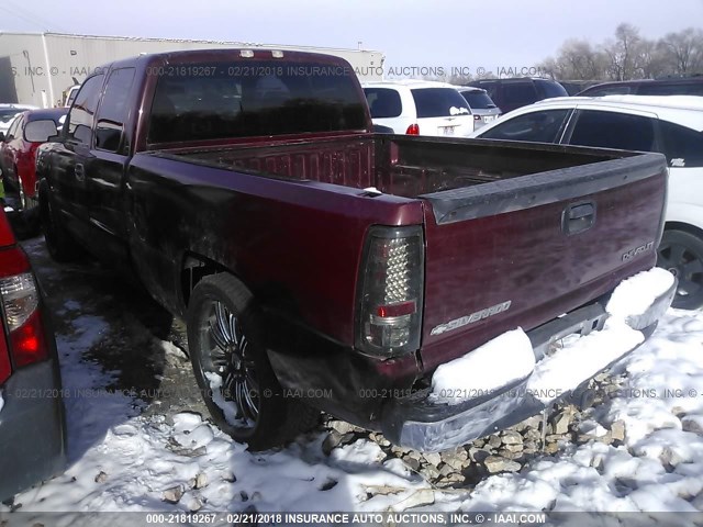 2GCEC19TXY1331605 - 2000 CHEVROLET SILVERADO C1500 BURGUNDY photo 3