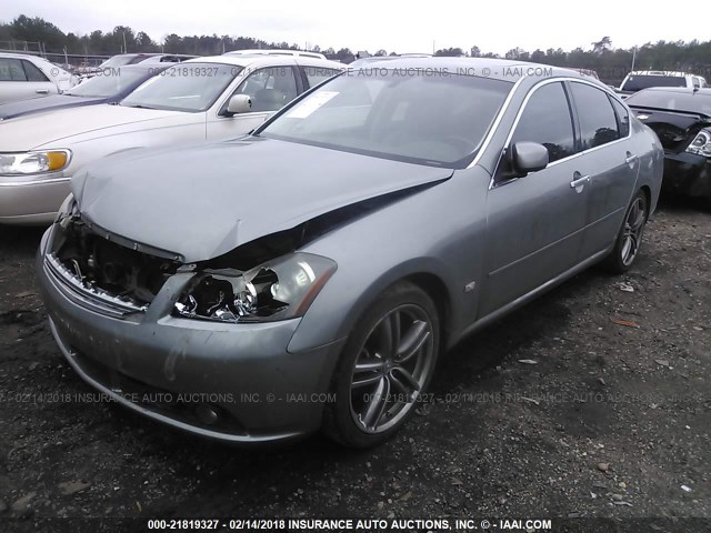 JNKAY01E96M105563 - 2006 INFINITI M35 SPORT GRAY photo 2