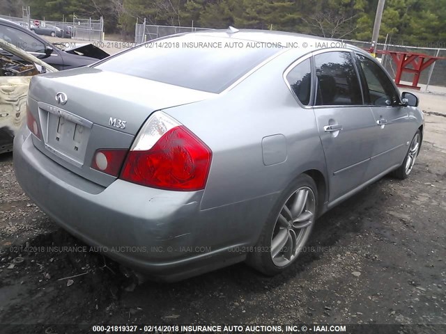 JNKAY01E96M105563 - 2006 INFINITI M35 SPORT GRAY photo 4