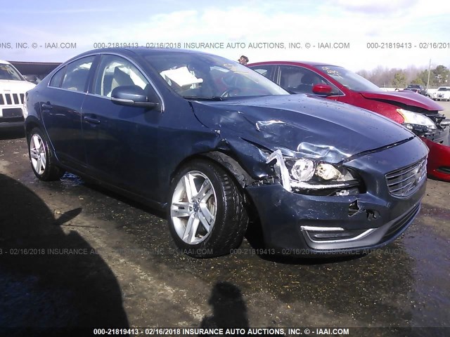 YV1612FS6E1298416 - 2014 VOLVO S60 T5 BLUE photo 1