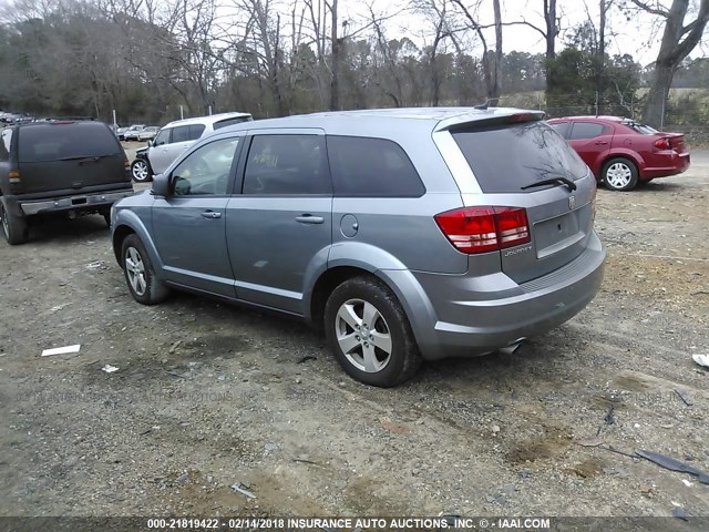 3D4GG57V69T204992 - 2009 DODGE JOURNEY SXT Light Blue photo 3