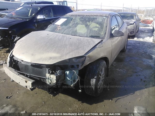 1G2ZG558664211630 - 2006 PONTIAC G6 SE1 GOLD photo 2