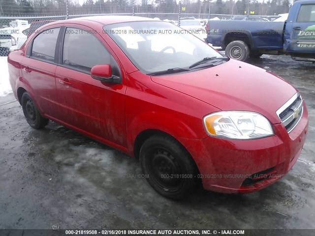 KL1TD5DEXAB122737 - 2010 CHEVROLET AVEO LS/LT 红色 照片 1