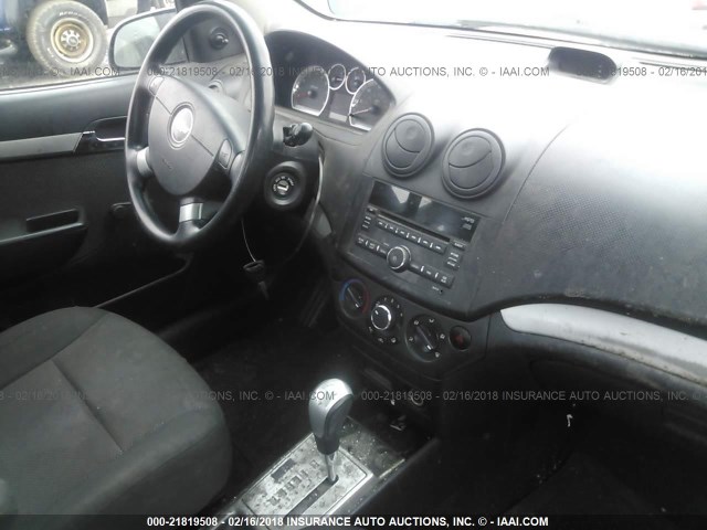 KL1TD5DEXAB122737 - 2010 CHEVROLET AVEO LS/LT 红色 照片 5