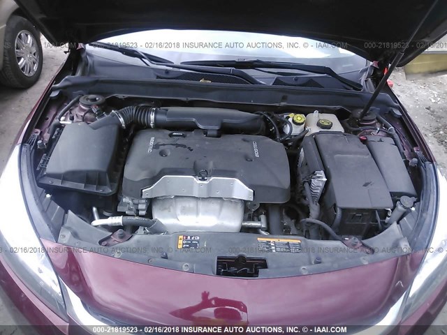 1G11F5SL1FF175251 - 2015 CHEVROLET MALIBU LTZ მუქწითელი ფოტო 10
