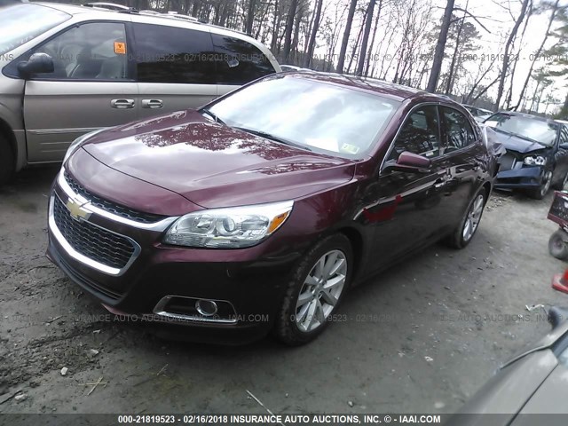 1G11F5SL1FF175251 - 2015 CHEVROLET MALIBU LTZ მუქწითელი ფოტო 2