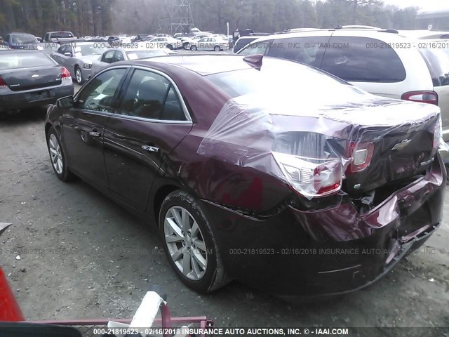 1G11F5SL1FF175251 - 2015 CHEVROLET MALIBU LTZ მუქწითელი ფოტო 3