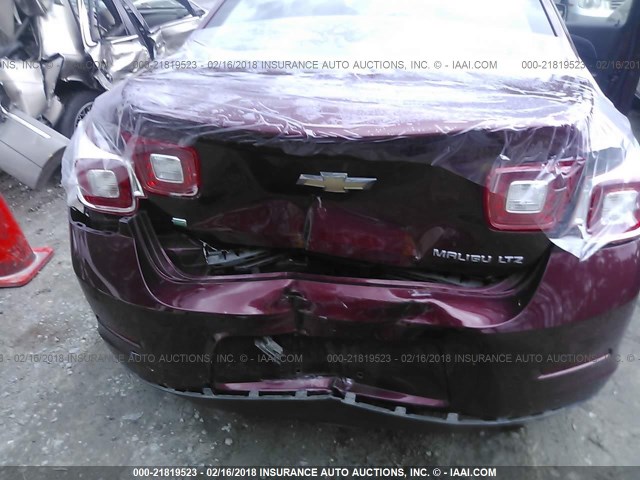 1G11F5SL1FF175251 - 2015 CHEVROLET MALIBU LTZ მუქწითელი ფოტო 6