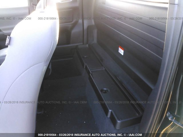 5TFRX5GN5HX080755 - 2017 TOYOTA TACOMA ACCESS CAB/SR/SR5 ნაცრისფერი ფოტო 8